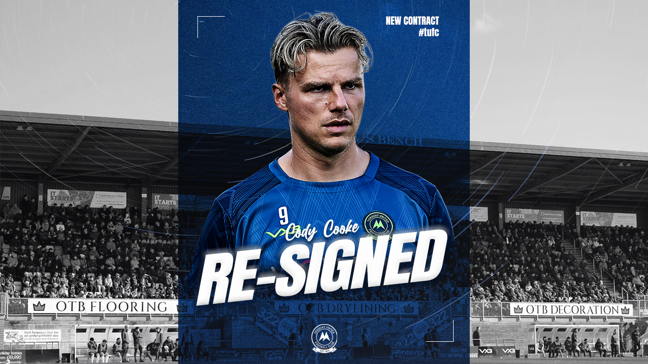 Cooke Commits | Striker Signs New Contract | Torquay United Cooke Commits | Striker Signs New Contract | Torquay United