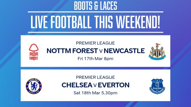 64146888b6964 football rugby all broadcasters 2022 23 | Watch Chelsea Vs Everton At Boots & Laces! | The Paradise