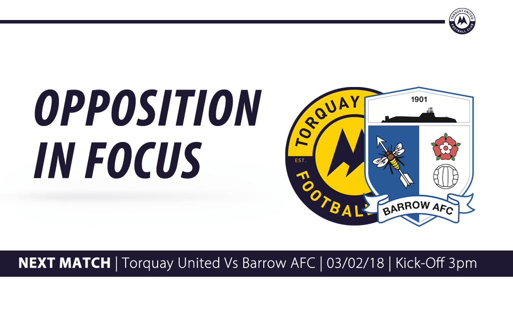 IN FOCUS We Take A Look At Saturday s Opposition Barrow AFC