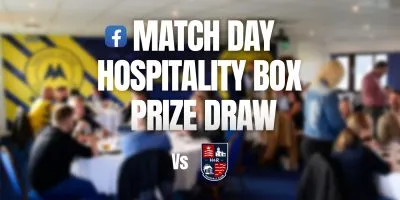 2025-26 Match Day Hospitality Prize Draw Website