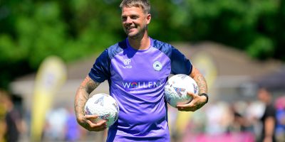 Ryan Perks, Manager of Torquay United Women, during the Pre Season Friendly match between Buckland Athletic and Torquay United at The VX3 Stadium, Homers Heath, Newton Abbot, Devon on Saturday 4 July 2026. Photo: Frankie OKeeffe/PPAUK