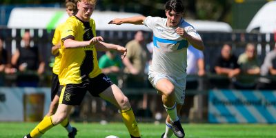 Jonah Shaw of Torquay United during the Pre Season Friendly match between Buckland Athletic and Torquay United at The VX3 Stadium, Homers Heath, Newton Abbot, Devon on Saturday 4 July 2026. Photo: Frankie OKeeffe/PPAUK
