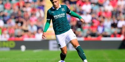 Joe Hatch of Plymouth Argyle during the pre season friendly match between Plymouth Argyle and Bristol City on 26th July 2025, Home Park, Plymouth, Devon - Photo: Frankie OKeeffe/PPAUK