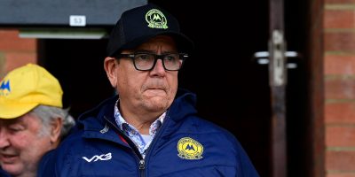 Michael Westcott, Co Chair of Torquay United during the National League South match between Salisbury and Torquay United at The Raymond McEnhill Stadium, Salisbury on 4 October 2025 - PHOTO: Tom Sandberg/PPAUK