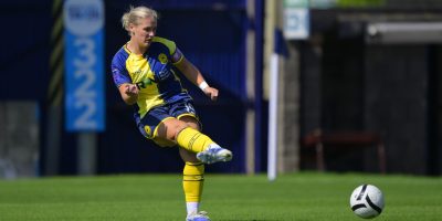 Mollie Taylor of Torquay United Women during the FA Womens National League Division 1 South West match between Torquay United Women and Ascot United Women at Plainmoor, Torquay on Sunday 23rd August 2026 - PHOTO: Frankie OKeeffe/PPAUK