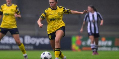 Roxy Thomas of Torquay United Women during the Shield Services Group South West Regional Womens Football League Premier match between Torquay United Women and Sherborne Town Ladies at Plainmoor, Torquay on Sunday 14th September 2025 - PHOTO: Frankie OKeeffe/PPAUK