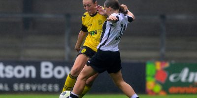 Lucy Palmer of Torquay United Women during the Shield Services Group South West Regional Womens Football League Premier match between Torquay United Women and Sherborne Town Ladies at Plainmoor, Torquay on Sunday 14th September 2025 - PHOTO: Frankie OKeeffe/PPAUK