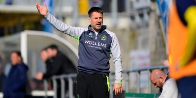 Jimmy Ball, Manager of Torquay United during the National League South match between Torquay United and Bath City at Plainmoor, Torquay on Monday 6th April 2026 - PHOTO: Frankie OKeeffe/PPAUK