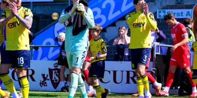 Match day mascots during the National League South match between Torquay United and Bath City at Plainmoor, Torquay on Monday 6th April 2026 - PHOTO: Frankie OKeeffe/PPAUK