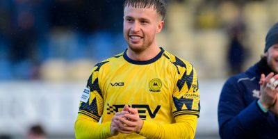 Jordan Dyer of Torquay United during the National League South match between Torquay United and Chesham United at Plainmoor, Torquay on Saturday 14th March 2026 - PHOTO: Frankie OKeeffe/PPAUK