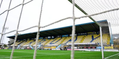 General view of Plainmoor during the National League South match between Torquay United and Dagenham & Redbridge at Plainmoor, Torquay on Saturday 11th October 2025 - PHOTO: Frankie OKeeffe/PPAUK