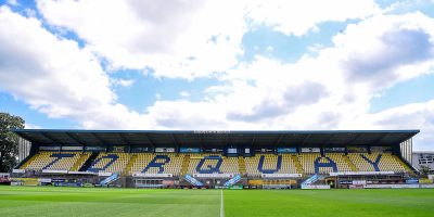 General view of Plainmoor during the National League South match between Torquay United and Enfield Town at Plainmoor, Torquay on Saturday 9th August 2025 - PHOTO: Frankie OKeeffe/PPAUK