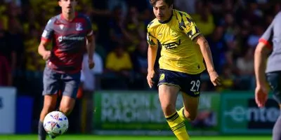 Aidan Edwards of Torquay United during the National League South match between Torquay United and Enfield Town at Plainmoor, Torquay on Saturday 9th August 2025 - PHOTO: Frankie OKeeffe/PPAUK