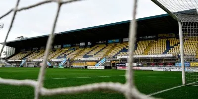 General view of Plainmoor during the National League South match between Torquay United and Chippenham Town at Plainmoor, Torquay on Tuesday 21st October 2025 - PHOTO: Frankie OKeeffe/PPAUK