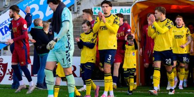 Match day mascots during the National League South match between Torquay United and Hampton & Richmond at Plainmoor, Torquay on Saturday 10th January 2026 - PHOTO: Frankie OKeeffe/PPAUK