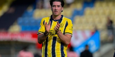 Sam Dreyer of Torquay United during the National League South match between Torquay United and Hampton & Richmond Borough at Plainmoor, Torquay on Saturday 29th August 2026 - PHOTO: Frankie OKeeffe/PPAUK