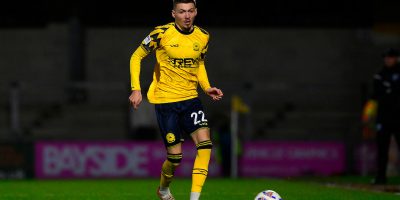 Sonny Sharples-Ahmed of Torquay United during the National League South match between Torquay United and Tonbridge Angels at Plainmoor, Torquay on Saturday 6th December 2025 - PHOTO: Frankie OKeeffe/PPAUK