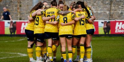 Torquay United during the South West Regional Women's Football League match between Torquay United Women and Forest Green Rovers Women  at The Rec, Newton Abbot on 22 March 2026 (Photo: George Manning/PPAUK)
