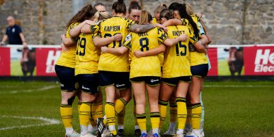 Torquay United during the South West Regional Women's Football League match between Torquay United Women and Forest Green Rovers Women  at The Rec, Newton Abbot on 22 March 2026 (Photo: George Manning/PPAUK)
