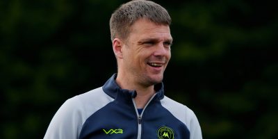 Ryan Perks, Manager of Torquay United Women during the South West Regional Women's Football League match between Torquay United Women and Forest Green Rovers Women  at The Rec, Newton Abbot on 22 March 2026 (Photo: George Manning/PPAUK)
