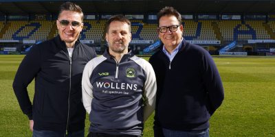 New Manager signing, Jimmy Ball ( Son of Alan Ball ) during the Torquay United press call at Painmoor Statium, Devon 18 March 2026 - PHOTO: Phil Mingo/PPAUK