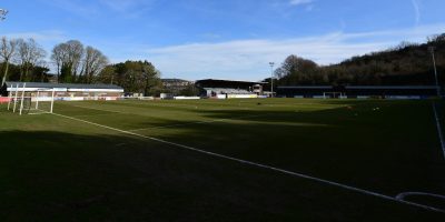 EDITORIAL USE ONLY No use with unauthorised audio, video, data, fixture lists, club/league logos or "live" services. Online in-match use limited to 120 images, no video emulation. No use in betting, games or single club/league/player publications.
Mandatory Credit: Photo by JAMES FEARN/PPAUK (12800454b)
A general view inside the Crabble Athletic Ground ahead of the Vanarama National League match between Dover Athletic and Torquay United at the the Crabble Athletic Ground, Dover, Kent on Saturday 12th February 2022 | Photo: James Fearn/PPAUK.
Dover Athletic v Torquay United, National League, Football, Crabble Athletic Ground, Dover, UK - 12 Feb 2022