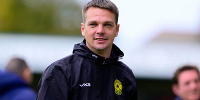Ryan Perks, Manager of Torquay United Women  before the Adobe Womens FA Cup match between Torquay United Women and Exeter City Women at Plainmoor, Torquay, 26th October 2025 - PHOTO: Phil Mingo/PPAUK