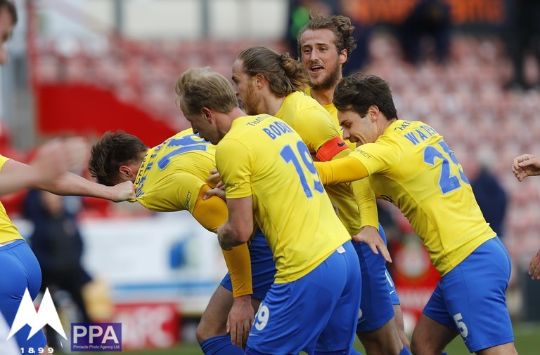 Wrexham  v Torquay United, Wrexham, UK - 5 April 2021