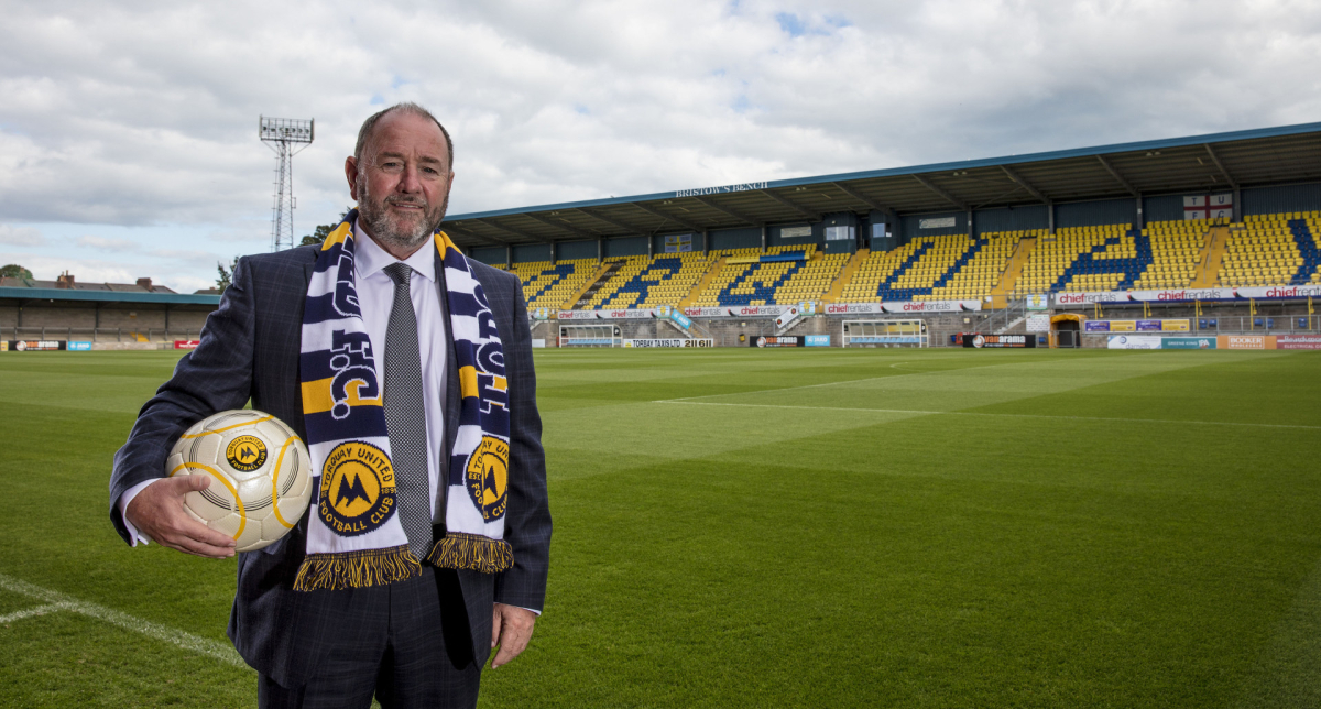 1. 13th September 2018 - A new era dawns at Plainmoor, as Johnson is unveiled as the new man in charge of TUAFC