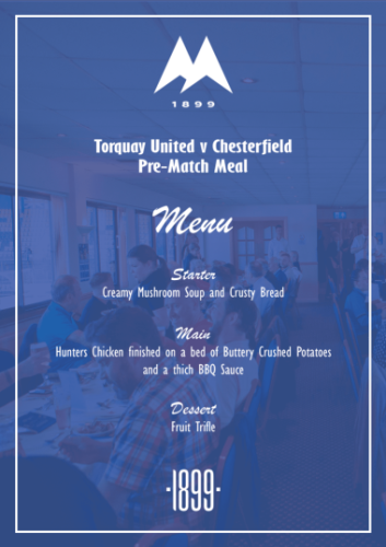 Chesterfield Menu