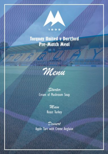 Dartford Menu