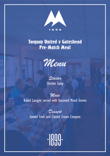 Gateshead Menu