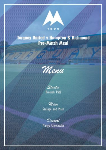 Hampton Menu