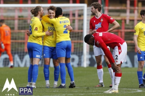 Wrexham  v Torquay United, Wrexham, UK - 5 April 2021